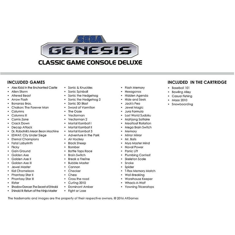Walmart sega genesis classic game console 2025