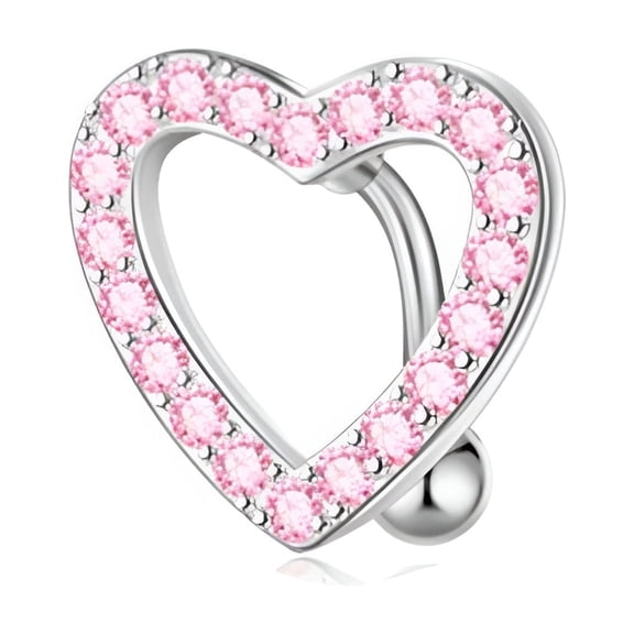 DESIGNICE 2026 New Belly Button Ring,Stainless Steel Belly Ring,5g Floating Belly Button Rings