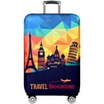 thumbnail image 2 of Eoperou Flower Print Elastic Dust Proof Travel Suitcase Luggage Protective Cover Case, 2 of 8