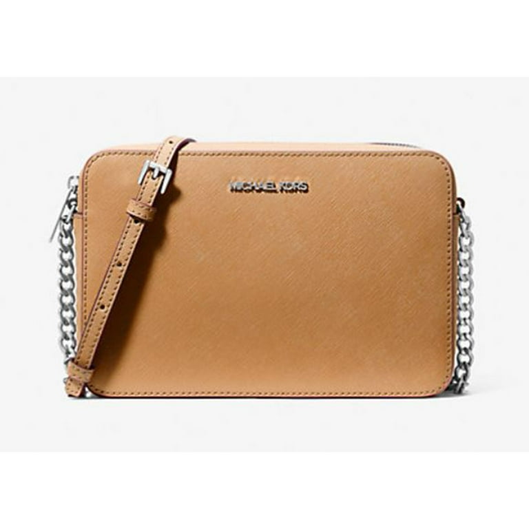 Michael Kors Women's Jet Set Large Saffiano Leather Crossbody Bag
