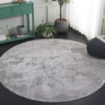 thumbnail image 6 of SAFAVIEH Neptune Shaelyn Abstract Area Rug, Light Gray/Gray, 6'7" x 6'7" Round, 6 of 7