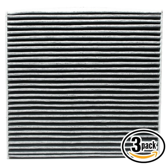 3-Pack Replacement for Cabin Air Filter for 2015 HONDA ACCORD L4 2.0L 1993cc 122 CID Car/Automotive - Activated Carbon, ACF-10134