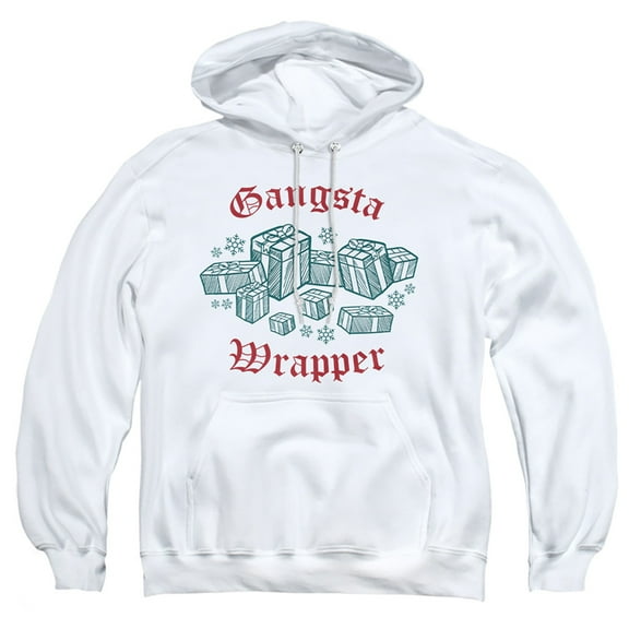 Gangsta Wrapper This Christmas Unisex Adult Pull-Over Hoodie