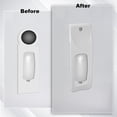 thumbnail image 4 of PEUTIER Refrigerator Water Dispenser Lever, 7x2.28 Inch One-Handed Water Dispensing Replacement Part, White Plastic, Modern Style, 4 of 7
