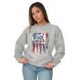 thumbnail image 5 of Reach for the Stars American Pride Plus Size Long Sleeve Graphic Tee Shirt Brisco Brands 2X, 5 of 6