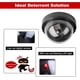 thumbnail image 3 of Conjunto de 6 cámaras domo de seguridad virtuales con luces LED intermitentes (negras), 3 of 5