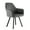 Velvet-Dark Grey, variant on Furniliving Faux Linen Beige Mid Century Swivel Accent Chairs Modern Vanity Barrel Desk Chair