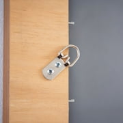Ook D-Ring Picture Hanger, Frame Hanger, Large, Steel, Zinc Finish, Silver, 10 pack