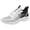 Dark Gray, variant on Men's Running Shoe Lightweight Breathable Knit Walking Shoes Non S𝗅ip Casual Athlet𝗂c Sports Shoes Cushioned Comfort Jogging Shoes with Soft Midsole and Durab𝗅e Sole for Gym, Daily