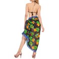 thumbnail image 4 of HAPPY BAY Women's Bikini Sarong Swimwear Swim Cover up Skirt Summer Wraps Swimsuit Beach Wrap Coverups for Women Beachwear One Size Onyx, Floral, 4 of 5