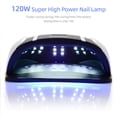 thumbnail image 2 of Lámpara de uñas LED UV de 120 W para dos manos, luz de uñas LED para uñas de gel con 54 piezas de cuentas de luz, lámpara de uñas de gel de curado rápido, secador de uñas adecuado para salón y uso, 2 of 5