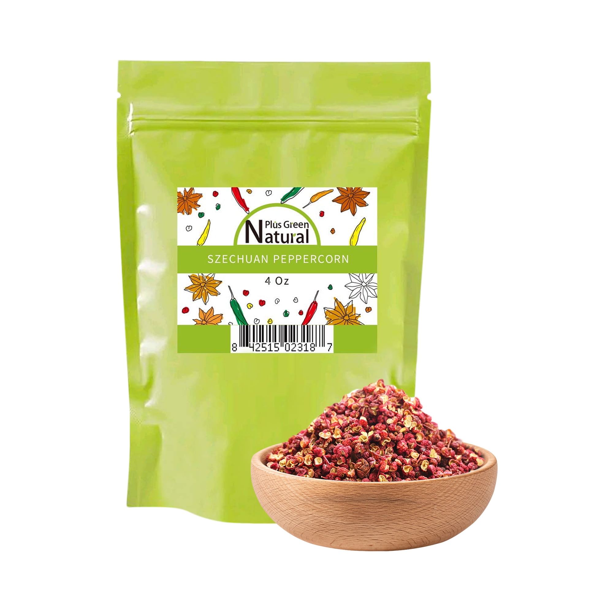 Natural Plus Green Premium Szechuan Red Peppercorns Sichuan Whole