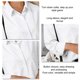 thumbnail image 5 of Camisa de color puro para mujer,Camisa de manga larga para mujer, Top con cuello vuelto, camisa para mujer, rendimiento lleno de energía, 5 of 6