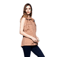 thumbnail image 4 of PacificPlex Women's Sleeveless Cotton Cargo Utility Vest, Medium, Taupe, 4 of 7