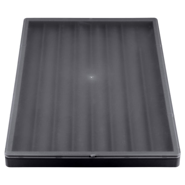 Caja de Almacenamiento Teclas Impermeable con Tapa: para Exhibir y Coleccionar Teclado, Color Negro