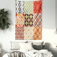 thumbnail image 3 of Vintage Decor Wall Hanging Tapestry, Mosaic Vintage Patterns Diagonal Geometric Shapes Abstract Decoration Design for Home, Bedroom Living Room Dorm Accessories, 60 X 80 Inches, by Ambesonne, 3 of 5