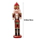 thumbnail image 2 of Soldado De Cascanueces, Figura De Cascanueces De 38Cm, Adornos De Madera Para El Hogar, Decoración De Fiesta De Navidad, Regalos De Año Nuevo Para Niños Advancent HA040335-02, 2 of 6