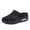 Black, variant on Mules Clogs for Women Summer Air Cushion Platform Mesh Mules Sneaker Sandals for Female Lightweight Beach Shoes Outdoor Slippers Walking Shoes
