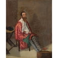 thumbnail image 3 of Peter Michal Bohúň 20x24 Black Modern Framed Museum Art Print Titled - Mr. Varzely in Prison (1850), 3 of 5