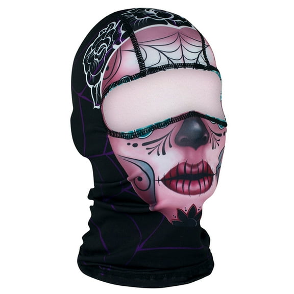 Zan Headgear Polyester Balaclava Facemask Sugar Skull