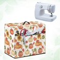 thumbnail image 4 of HELLHERO Sewing Machine Cover Autumn Pumpkins Fits Most Sewing Machines Machine Washable Polyester Waterproof Dustproof Cover, 4 of 8