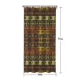 thumbnail image 5 of Boho Golden Ethnic Pattern Shower Curtain 36"x72" ,Bathroom Decorative Shower Curtains Set with 12 Hooks,Modern Waterproof Washable Shower Curtain, 5 of 6
