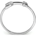 thumbnail image 2 of Sterling Silver Rhodium-Plated Polished Cz Arrow Ring (Size 8) Made In China qr6198-8, 2 of 5
