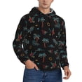 thumbnail image 2 of Fotbe Men's Hoodie with Hawaiian Style Pattern - Kangaroo Pocket Pullover Hooded Sweatshirt, Perfect for Daily Wear, Travel, and Home-X-Large, 2 of 7