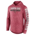 thumbnail image 2 of Men's Fanatics Heather Red Tampa Bay Buccaneers Pill Stack Long Sleeve Hoodie T-Shirt, 2 of 3