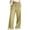 Khaki, variant on Lindreshi Wide Leg Pants Woman Women Fashion Trousers Full Pants Casual Straight Solid Color Loose Casual Wide Leg Pants