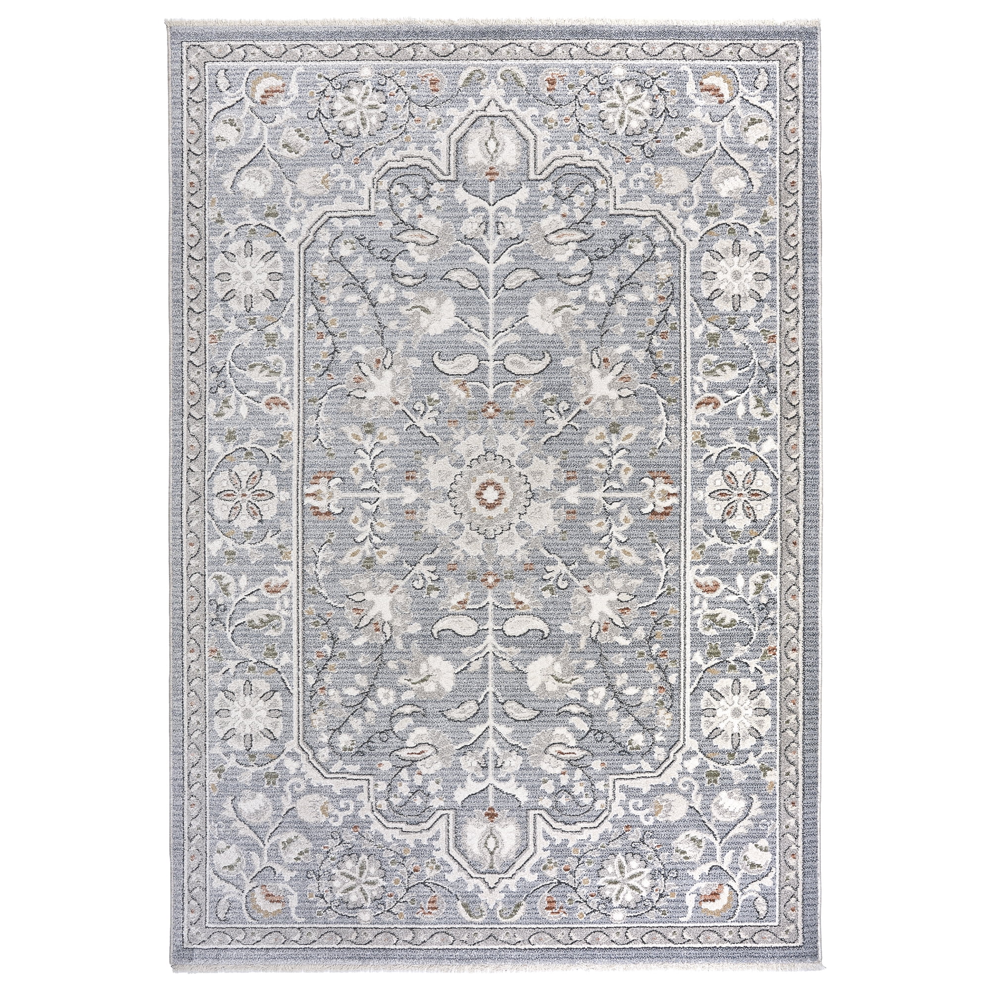 Paradis Orbis Traditional Oriental Blue Area Rug, 6x9