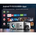 thumbnail image 3 of Proyector CIBest 4K, compatible con 5G, WiFi, Bluetooth, Android TV 10, 3 of 8