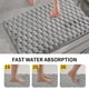 thumbnail image 4 of Alfombra de Baño Antideslizante y Absorbente | Tapete Suave de Poliéster 60x40 cm | Secado Rápido, Lavable, Duradero | Decoración para Entrada o Dormitorio | Gris Blanco Café, 4 of 6