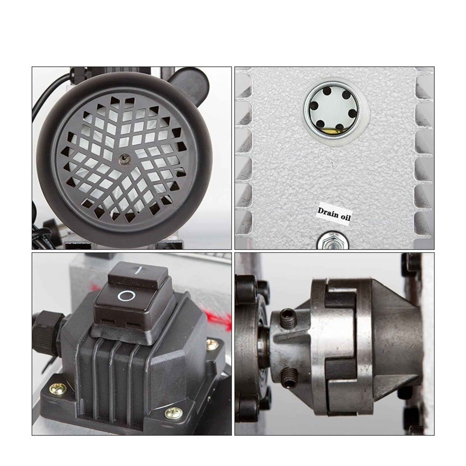 Two Stage Rotary Vane Vacuum Pump Laboratory Small Air Pump Industrial Air Conditioning Vacuum Pumping