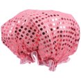 thumbnail image 3 of Shisuyan Bathing Caps for Women Pink Elastic Bathing Hat 1Set 9.4x9.4in, 3 of 8