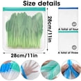 thumbnail image 2 of Reusable Freezer Bag, Reusable Ziplock Bags Prevent Leaks - For Fruits, Meat, Milk, Vegetables and Travel Family Organization Bag (7 Pieces), 2 of 6