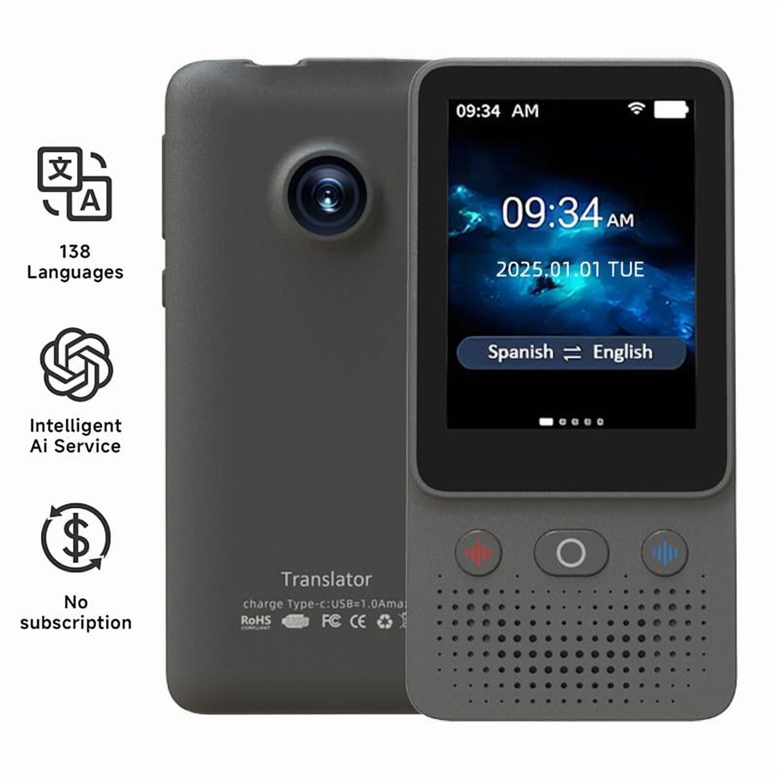 S85 Pro Portable Audio Translator 138 Language Recording 19