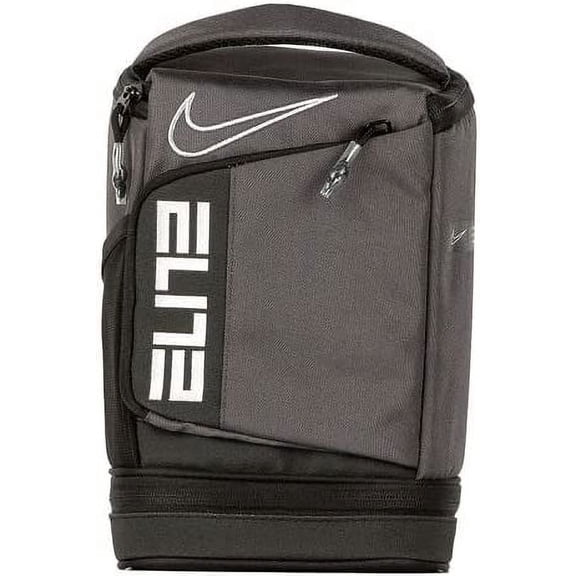 Nike Hoops Elite Insulated Lunch Bag - Anthracite / Black - One Size
