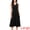 Black, variant on DARING DIVA Women's 2026 V Neck Office Work Sleeveless Midi A Line Dresses M Deep Red