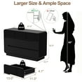 thumbnail image 4 of VNT Black 8-Drawer Dresser,40" Length Large Storage Nightstand,Anti-Tip Legs Suitable for TV Stand Upt to 45inch,for Living Room Bedroom, 4 of 12