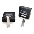 thumbnail image 2 of 100pcs Stainless Steel Barber For Razor Blade Single Edge For Razor Blades For Sharp Tool For Professional Barber Razors, 2 of 5