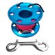 thumbnail image 2 of Carrete de Dedo para Buceo Sunnimix Hilo de Nailon y Broche de Doble Punta Azul 20m, 2 of 6
