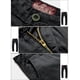 thumbnail image 5 of Pantalones casuales delgados y cónicos para hombre a juego con negro de 32 pulgadas, 5 of 6