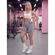 thumbnail image 4 of Biker Short Mujer Unitalla Stretch Shore Dama Chores Gym Talle Alto, 4 of 5