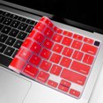 thumbnail image 1 of Kuymtek Funda de película para teclado de portátil para Apple MacBook Air de 13 pulgadas A2337 (rojo), 1 of 7