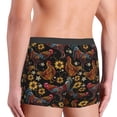 thumbnail image 3 of Uemuo Sunflower Rooster Pattern Men's Boxer Briefs,Trunk Anti-Chafing,Comfortable, Durable, and Stylish Underwear-Large, 3 of 9