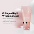 thumbnail image 2 of Collagen Night Wrapping Mask, Peel-Off Overnight Collagen Face Mask - Deeply Hydrates & Firming & Glowy - Reduces Sagging & Wrinkle For Glowing Skin, 2 of 5