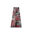thumbnail image 4 of Allstar Rugs High Quality Red 2x7 Modern Abstract Quad-Directional Weathered Texture Runner (2' 0" x 6' 11"), 4 of 7