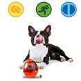 thumbnail image 2 of Bola de golosina para perros, juguetes para perros dispensadores de golosinas IQ, bola interactiva de rompecabezas de comida para perros, bola de alimentación lenta para mascotas, 2 of 7