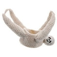 thumbnail image 5 of HAMPPLIES 1Pcs Crochet Sloth Hanging Planter Cotton Rope for Indoor Plants 12.2x7.1x5.9in, 5 of 8